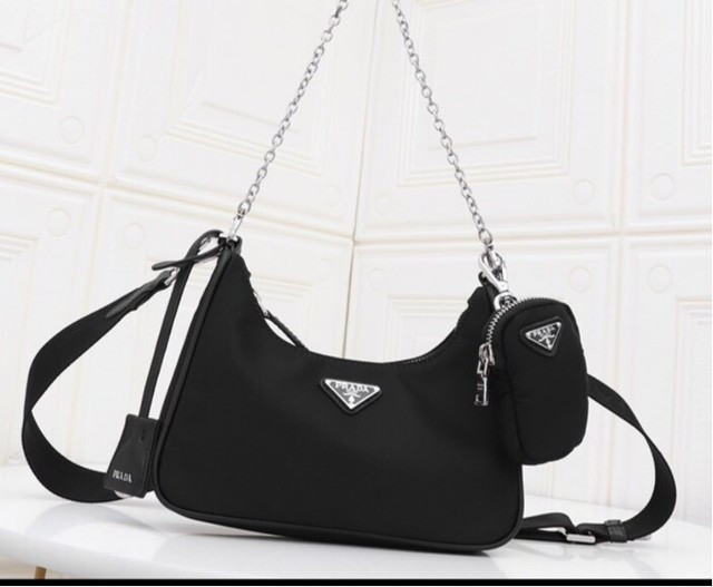 prada over the shoulder bag